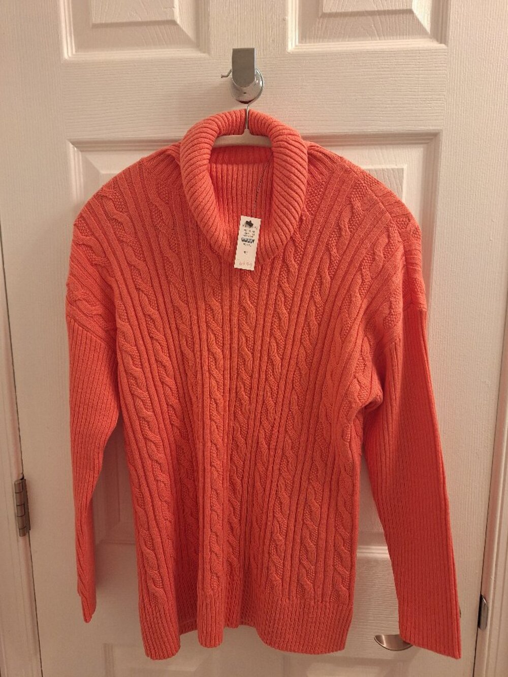Talbots Coral sweater, Size Petite Large